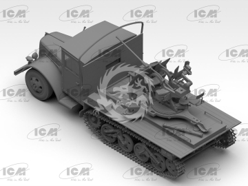 Sd.Kfz.3b with Flak 38 AA Gun ICM 35455 skala 1/35