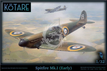 Spitfire Mk.Ia (Early) Kotare K32004 skala 1/32