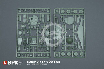 Boeing 737-700 SAS - BPK Big Planes Kits 7228 skala 1/72