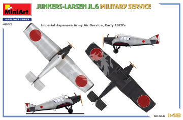 NA ZAMÓWIENIE - JUNKERS-LARSEN JL.6. MILITARY SERVICE MiniArt 48013 skala 1/48