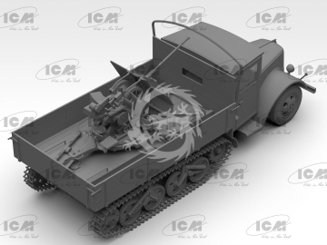 Sd.Kfz.3b with Flak 38 AA Gun ICM 35455 skala 1/35