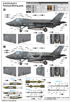 Model plastikowy F-35C Lightning Trumpeter 03230 skala 1/32