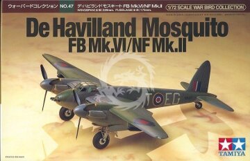 De Havilland Mosquito FB Mk.VI/NF Mk.II Tamiya 60747 skala 1/72