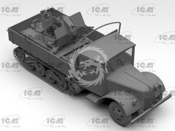 Sd.Kfz.3b with Flak 38 AA Gun ICM 35455 skala 1/35