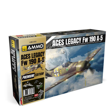 PRZEDSPRZEDAZ -  Aces Legacy Focke Wulf 190 A-5 Premium Edition - AMMO by MIG Jimenez  A.MIG-8518 skala 1/48