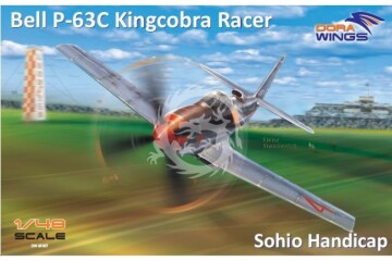 Model plastikowy Bell P-63C Kingcobra Racer, Dora Wings 48007 skala 1/48