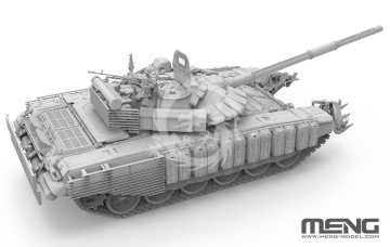 Russian T-72B3M w/ KMT-8 Mine Clearing System Meng Model TS-053 skala 1/35