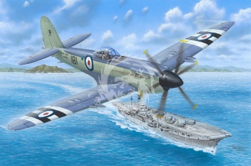 Seafire FR Mk.47 The Last Royal Navy Propeller Fighter Special Hobby SH72501 skala 1/72