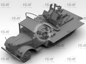 Sd.Kfz.3b with Flak 38 AA Gun ICM 35455 skala 1/35