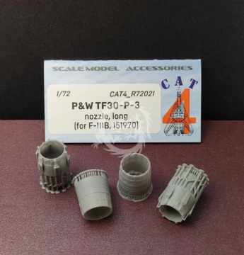 NA ZAMÓWIENIE - P&W TF30-P-3 nozzle , long (for F-111B, 151970)  2pcs - Cat4 R72021 skala 1/72