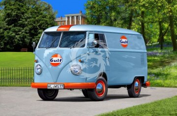 VW T1 panel van (Gulf Decoration) Revell 07726 skala 1/24