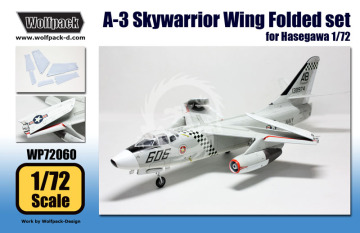 Zestaw dodatków A-3 Skywarrior Wing Folded set (for Hasegawa 1/72), Wolfpack WP72060 skala 1/72