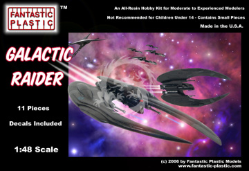 Galactic Cylon Raider Fantastic Plastic - 1/48 Battlestar Galactica