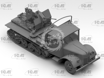 Sd.Kfz.3b with Flak 38 AA Gun ICM 35455 skala 1/35