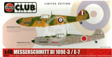 Messerschmitt Bf 109E-3 / E-7 Airfix Club Limited Edition - Airfix  A82012 skala 1/48