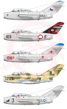 UTI MiG-15 Profipack - Eduard 7055 skala 1/72