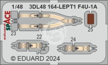 F4U-1A SPACE 1/48 MAGIC FACTORY Eduard 3DL48164 skala 1/48