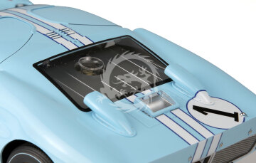 PROMOCJE - Ford GT40 Mk.II 66 (Pre colored Edition) MENG-Model RS-001 skala 1/12