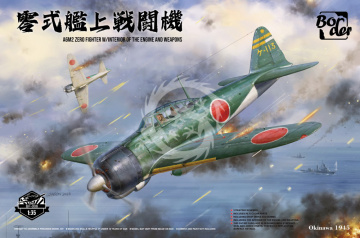 PRZEDSPRZEDAŻ - A6M2 Zero Fighter w/Interior of the Engine and Weapons Border Model BF-006 skala 1/35