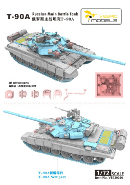 PRZEDSPRZEDAŻ - T-90A Russian Main Battle Tank Vespid Models 720026 skala 1/72