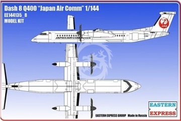 Model plastikowy Dash 8 Q400 Japan Air Comm LIMITED EDITION EASTERN EXPRESS EE144135_8 1/144