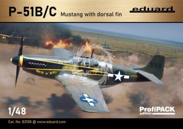 P-51B/C Mustang with dorsal fin -  Eduard 82108 skala 1/48