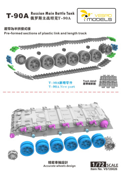 PRZEDSPRZEDAŻ - T-90A Russian Main Battle Tank Vespid Models 720026 skala 1/72