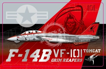 F-14B Tomcat - VF-101 Grim Reapers Limited Edition Great Wall Hobby GWH S7204 skala 1/72