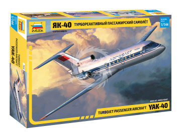 Yak-40 Jak-40 - Zvezda 7030 skala 1/144