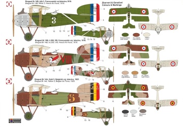 WW I Breguet Bre-14A Kovozavody Prostejov KPM0321 72321 skala 1/72