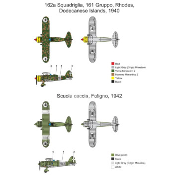 Fiat CR.42 Metallic Details MDR14433 skala 1/144