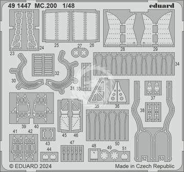 MC.200 ITALERI Eduard 491447 skala 1/48