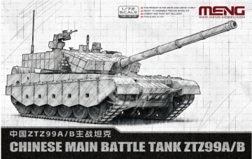 PRZEDSPRZEDAZ - Chinese Main Battle Tank ZTZ99A/B - MENG-Model 72-013 skala 1/72