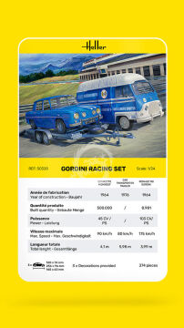 Gordini Racing Set Heller 50328 skala 1/24