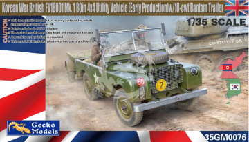 PRZEDSPRZEDAŻ - Korean War British FV18001 Mk. Gecko Models 35GM0076 skala 1/35