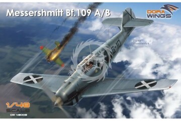 Model plastikowy Messerschmitt Bf 109 A/B, Dora Wings 48009 skala 1/48