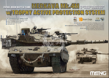 NA ZAMÓWIENIE - Israel Main Battle Tank Merkava Mk.4M w/ TROPHY Active Protection System Meng Model TS-036 skala 1/35