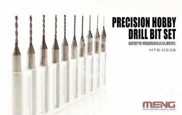 Zestaw wierteł (0.4 - 1.3 mm) - Precision Hobby Drill Bit Set Meng Dspiae MTS-023a