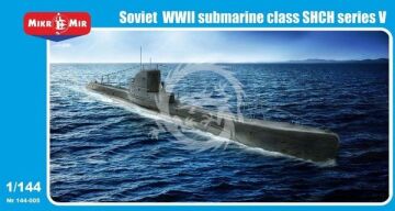  Soviet submarine SHCH class series V Mikromir 144-005 skala 1/144