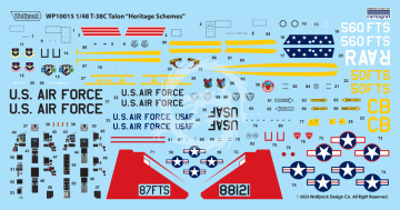 T-38C Talon Heritage (Premium Edition Kit) - Wolfpack WP10015 skala 1/48