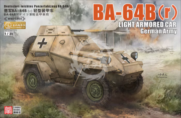 PRZEDSPRZEDAŻ - BA-64B(r) Light Armoured Car German Army - LANMO Model MM35004 skala 1/35