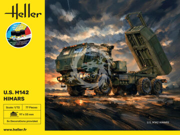 PRZEDSPRZEDAZ - STARTER KIT U.S. M142 HIMARS (High Mobility Artillery Rocket System) - Heller 35806 skala 1/72