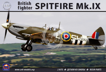 British Fighter Spitfire Mk.IX 2 -  Ark Models 48008 skala 1:48