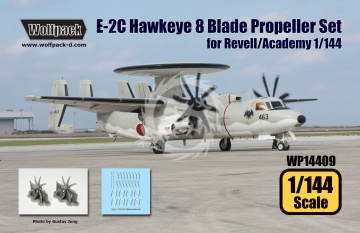  E-2C Hawkeye 8 Blade Propeller Set Wolfpack WP14409 skala 1/144