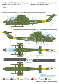 PROMOCJA - NA ZAMÓWIENIE -  AH-1G Cobra ‘Marines/US Navy’ Special Hobby SH48235 skala1/48