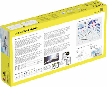 Model plastikowy Concorde Air France Heller 80469 1/72
