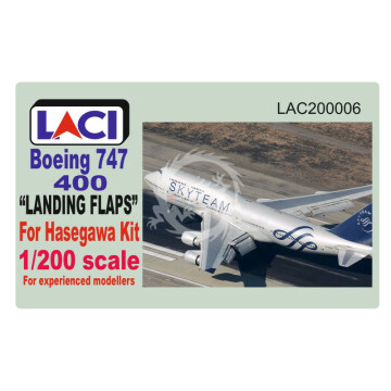 BOEING 747-400 LANDING FLAPS HASEGAWA LACI LAC200006 skala 1/200