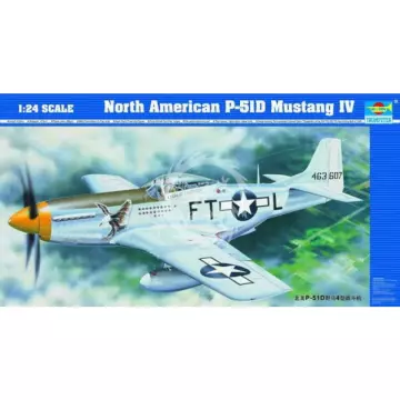 North American P-51D Mustang IV Trumpeter  02401 skala 1/24