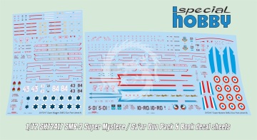 SMB-2 Super Mystère / Sa'ar Duo Pack & Book Special Hobby SH 72417 skala 1/72