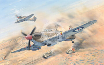 PRZEDSPRZEDAŻ - HURRICANE Mk.?D/TROP Hobby Boss 81780 skala 1/48 